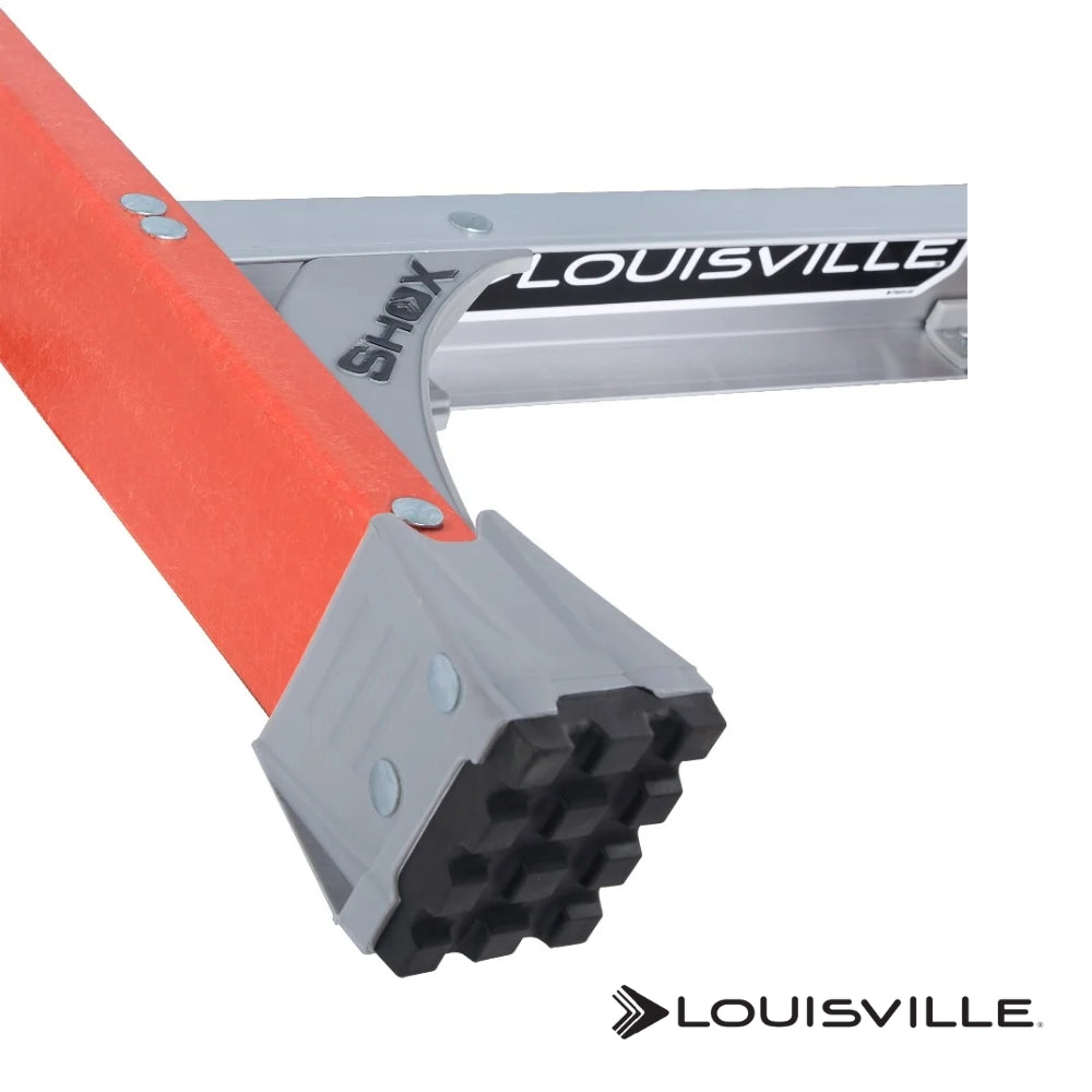 ESCALERA TIJERA USO INDUSTRIAL TIPO 1A FIBRA VIDRIO 6 PIES 136 KG FS1506 LOUISVILLE