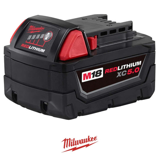 BATERIA M18 REDLITHIUM XC5.0 RESISTENTE MILWAUKEE 48-11-1850R