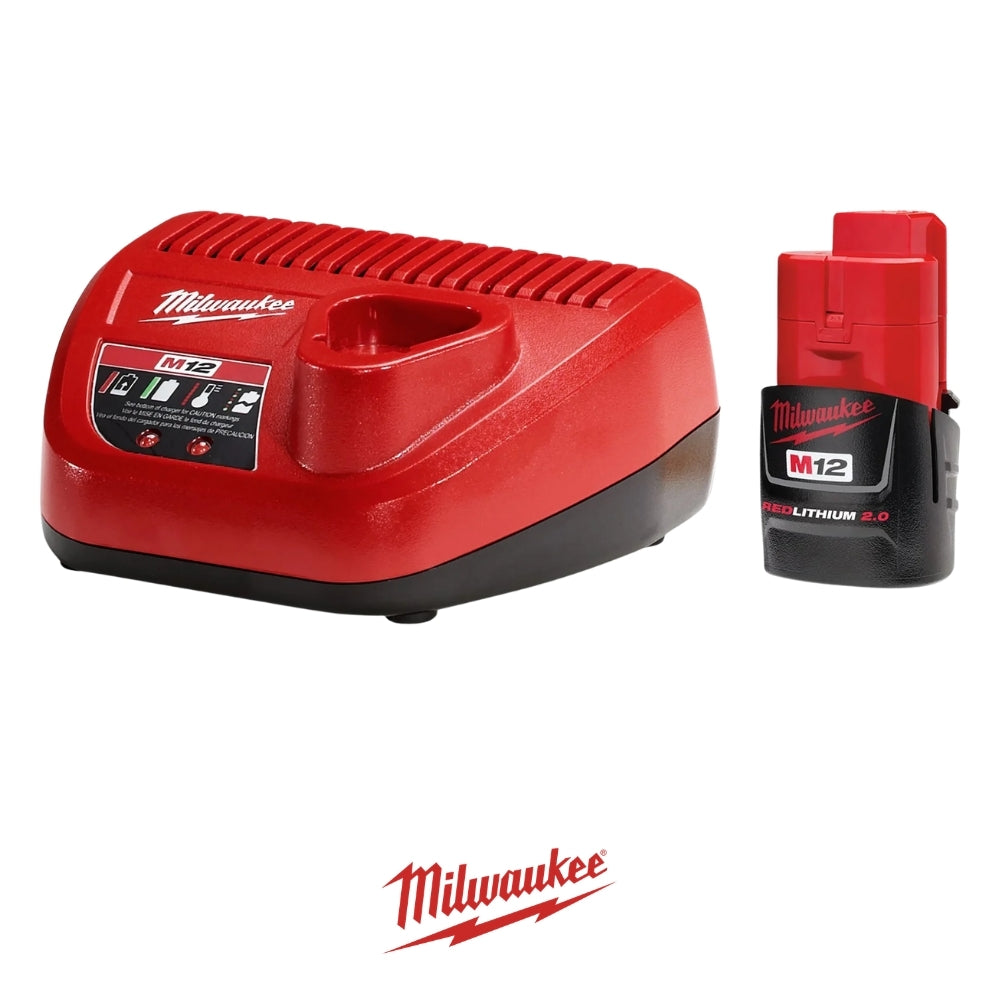 KIT DE CARGA M12 2.0 CON 1 BATERIA Y 1 CARGADOR MILWAUKEE 48-59-2420