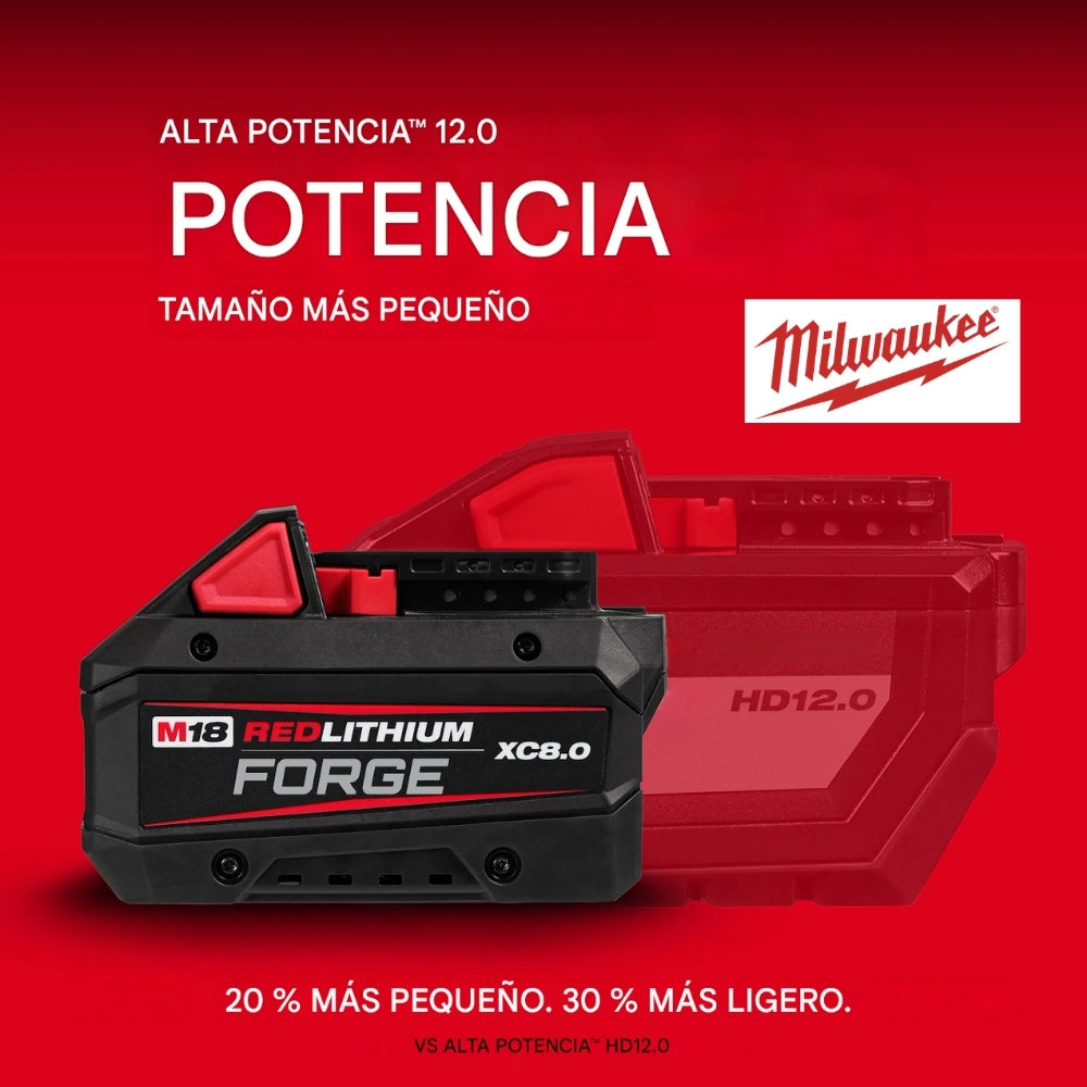 BATERIA M18 REDLITHIUM FORGE XC8.0 MILWAUKEE 48-11-1881