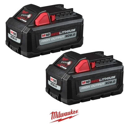PACK 2 BATERIAS M18  HIGH OUTPUT XC6.0 MILWAUKEE 48-11-1862