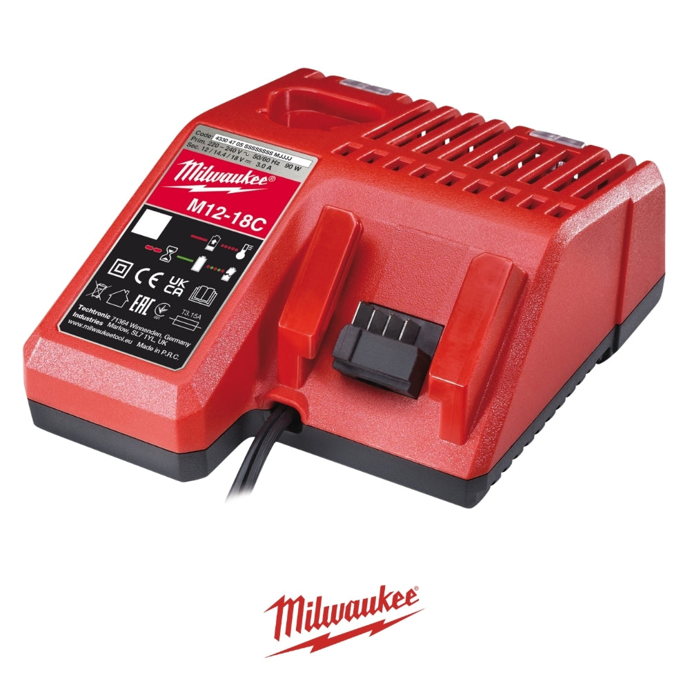 CARGADOR MULTIVOLTAJE M18 Y M12 MILWAUKEE 48-59-1812