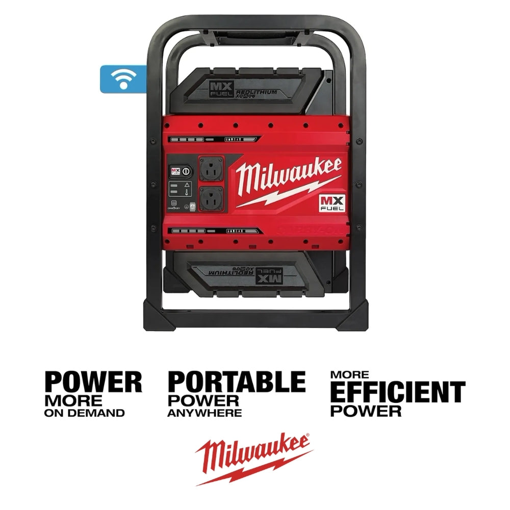 ESTACIÓN ENERGÍA PORTÁTIL MX FUEL 3600W/1800W MILWAUKEE MXF002-2XC