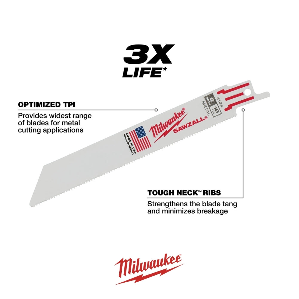 SET 10 HOJAS SAWZALL USO GENERAL MILWAUKEE 49-22-1110