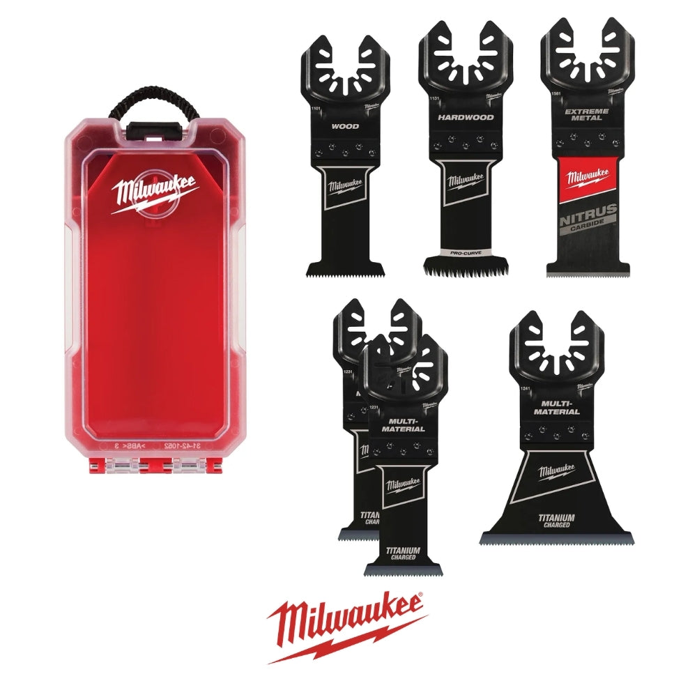 SET 6 CUCHILLAS MULTIHERRAMIENTA UNIVERSAL MILWAUKEE 49-10-9112