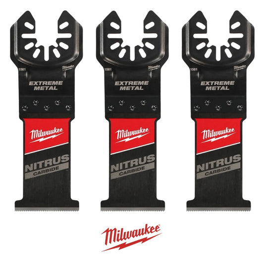 CUCHILLAS MULTIHERRAMIENTA CARBURO NITRUS 3PK MILWAUKEE 49-25-1563