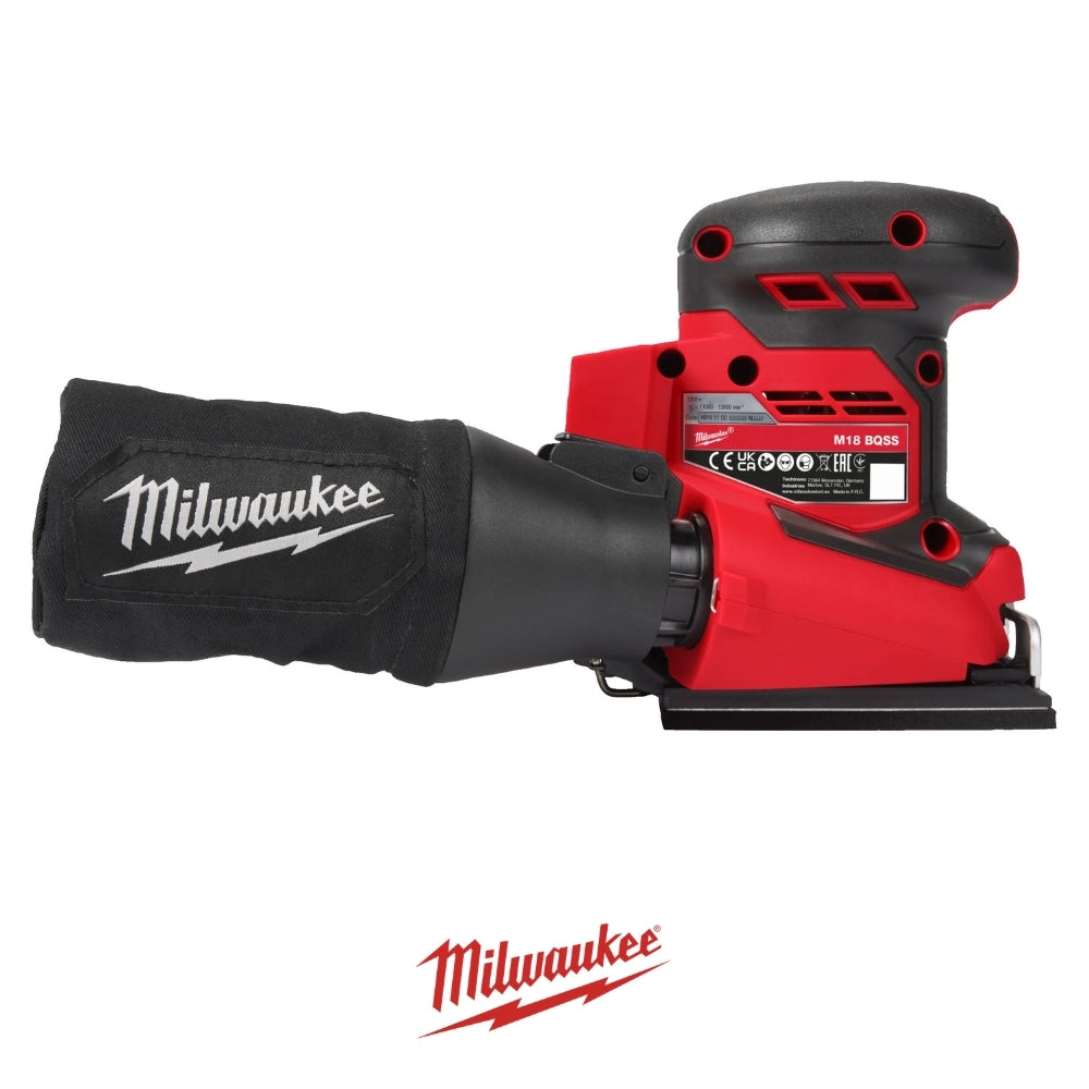 LIJADORA ORBITAL M18 1/4 HOJA MILWAUKEE 2649-20 (SIN BATERIA)