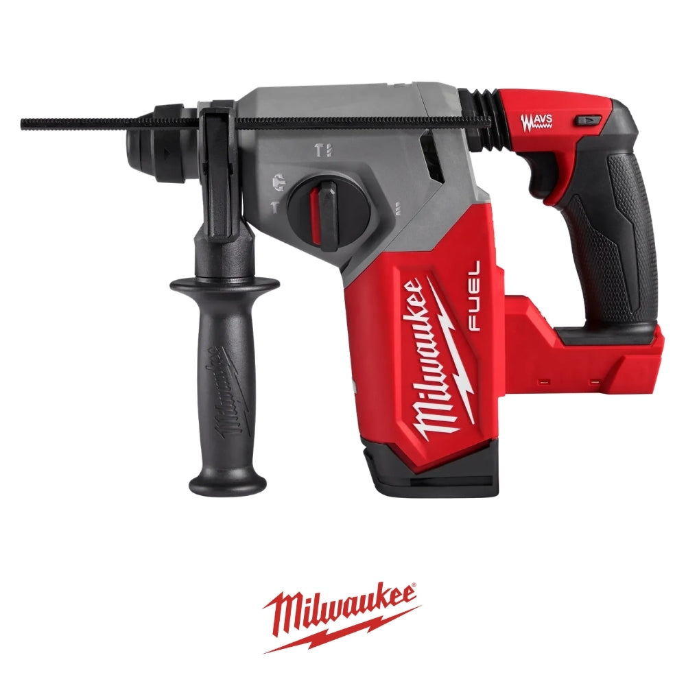 KIT ROTOMARTILLO M18 FUEL 1" SDS PLUS CON 2 BATERIAS Y CARGADOR MILWAUKEE 2912-22