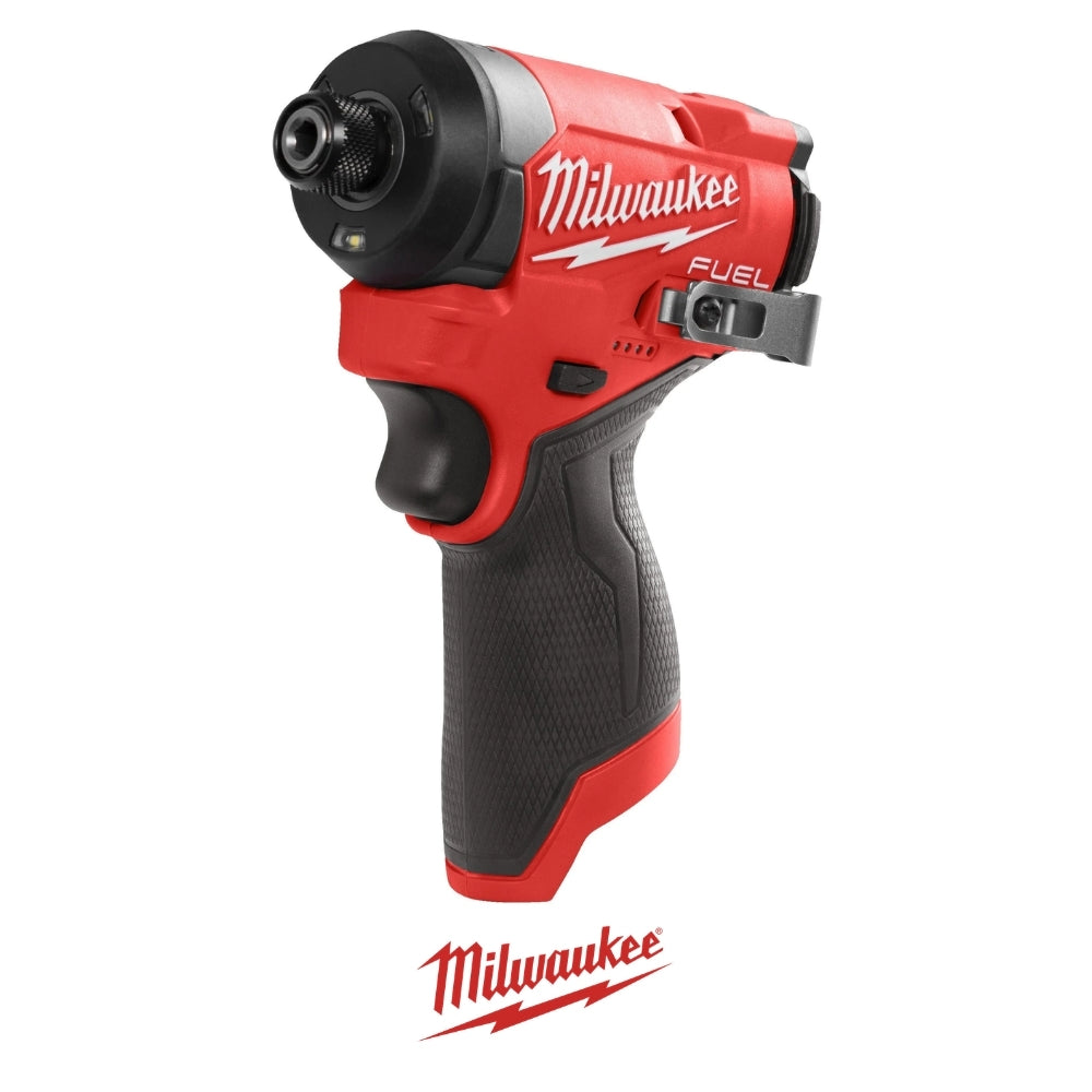 ATORNILLADOR DE IMPACTO M12 FUEL DE 1/4" HEX MILWAUKEE 3453-20 (SIN BATERIA)