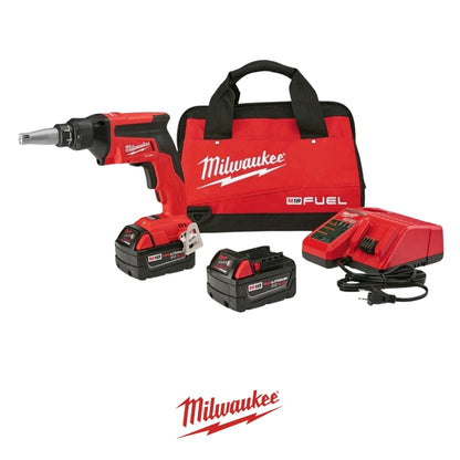 KIT ATORNILLADOR TABLAROCA M18 FUEL CON 1 BATERIA Y CARGADOR MILWAUKEE 2866-22
