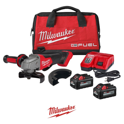 KIT ESMERILADORA M18 FUEL 4-1/2"/5" CON 2 BATERIAS Y CARGADOR MILWAUKEE 2880-22