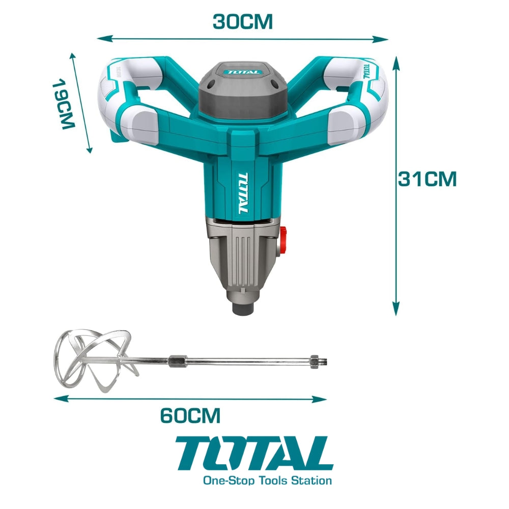 MEZCLADORA ELECTRICA TOTAL 110-120V 50/60Hz, 1400W UTD614006