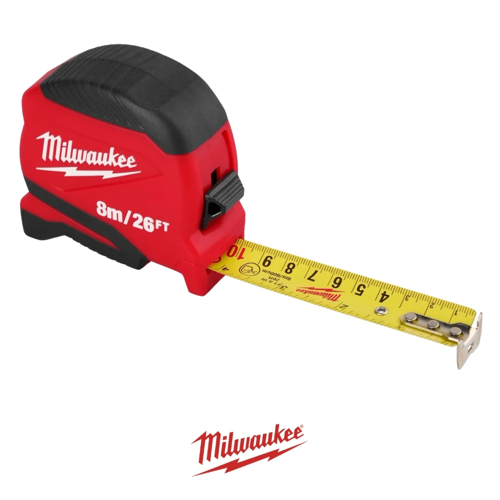 CINTA MÉTRICA COMPACTA 26' MILWAUKEE 48-22-1726