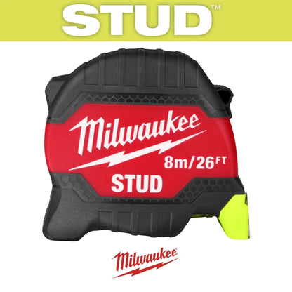 CINTA MÉTRICA STUD 26' MILWAUKEE 48-22-1426