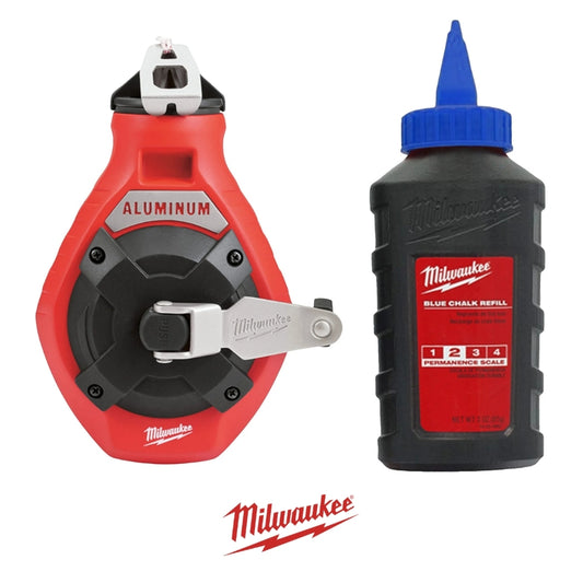 KIT TIZA FINE LINE 100' CON TIZA AZUL MILWAUKEE 48-22-3992