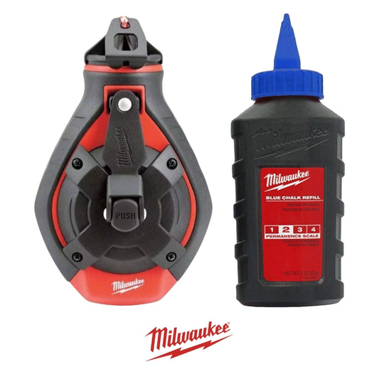 KIT LÍNEA BOLD 100' CON TIZA AZUL MILWAUKEE 48-22-3982