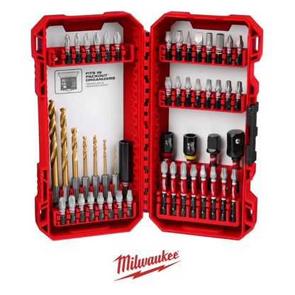 SET 50 PUNTAS SHOCKWAVE IMPACT DUTY MILWAUKEE 48-32-4013