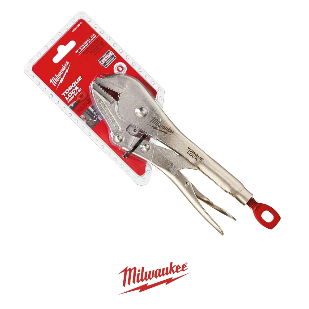 PINZAS DE PRESIÓN TORQUE LOCK 10" RECTAS MILWAUKEE 48-22-3510
