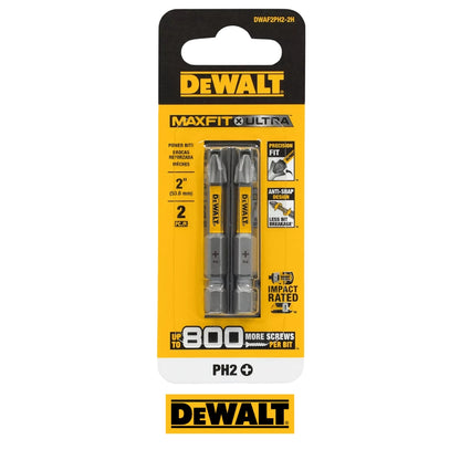 PUNTA PHILLIPS #2 PARA ATORNILLADOR (DW2022) ( DWAF2PH2-2H) DEWALT