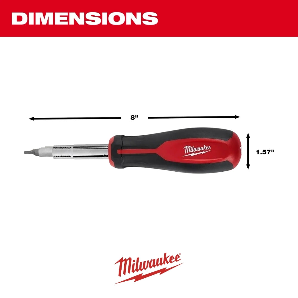DESTORNILLADOR MULTI-BIT 11EN1 CON SQ MILWAUKEE 48-22-2761