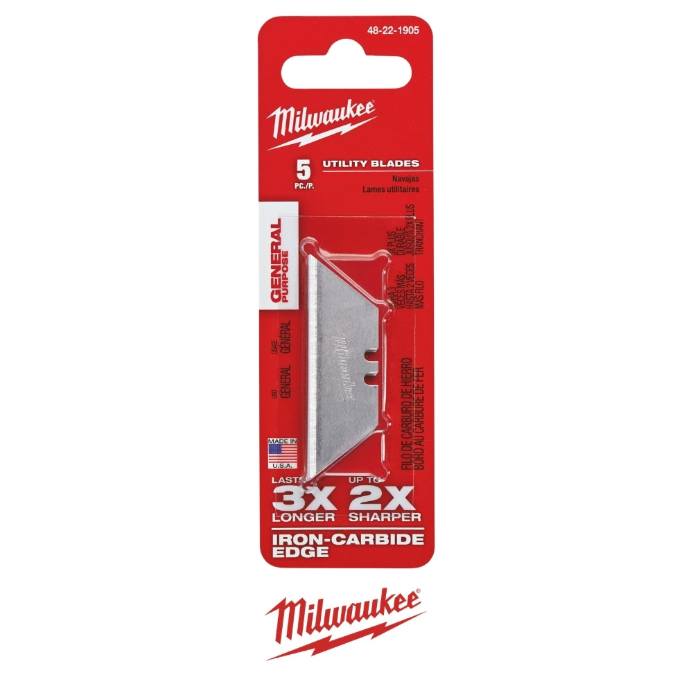 5 HOJAS UTILITARIAS UNIVERSALES MILWAUKEE 48-22-1905