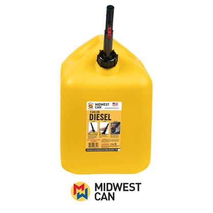 TANQUE PARA DIESEL 5 GAL APAGADO AUTOMATICO AMARILLO MIDWEST CAN 8610
