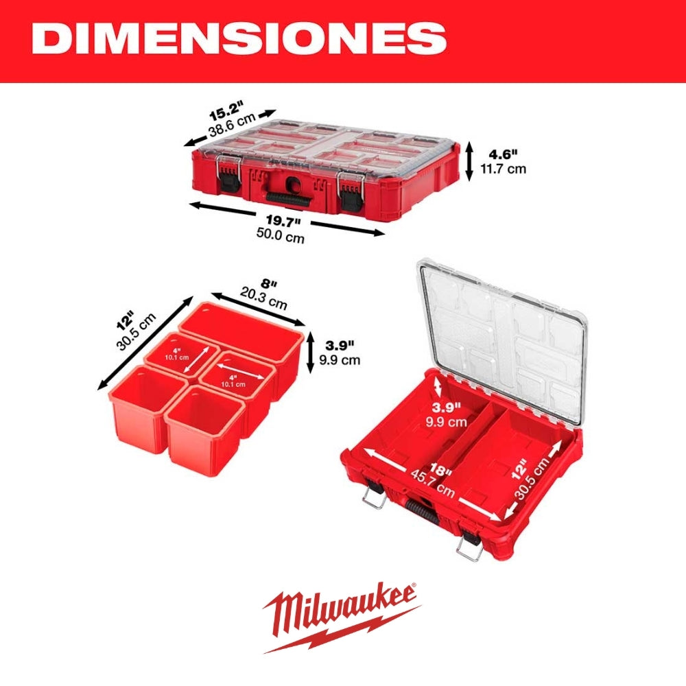 ORGANIZADOR PACKOUT MILWAUKEE 48-22-8430