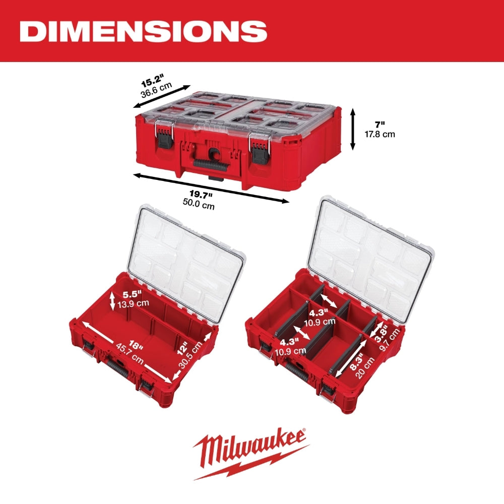 ORGANIZADOR PROFUNDO PACKOUT MILWAUKEE 48-22-8432