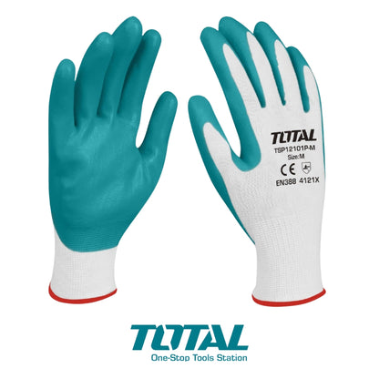 GUANTES DE NITRILO EN LA PALMA MEDIDA M TOTAL TSP12101P-M