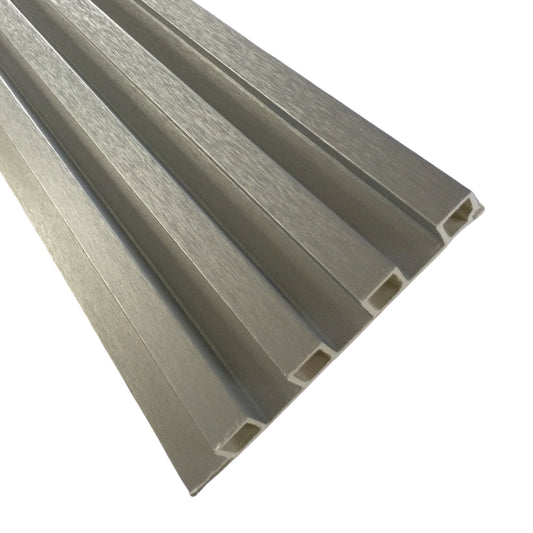 REVESTIMIENTO DE PARED DE WPC SILVER 168 X 2800 X 24MM 6.3KG/M2