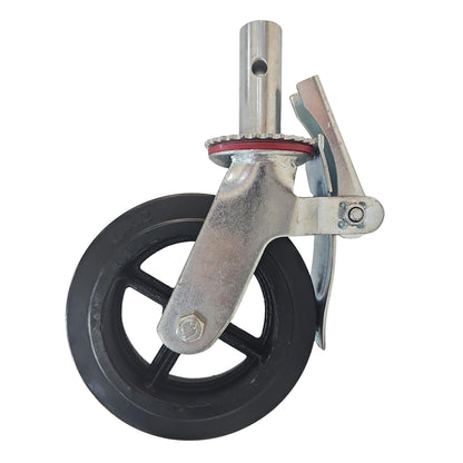 RODAJA DE  CAUCHO GIRARORIA  PARA ANDAMIO  8 PULGADAS X 2 PULGADAS  360 KILOGRAMOS K.K. MIDAS
