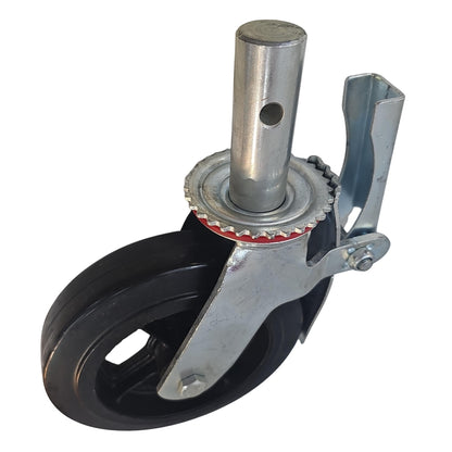 RODAJA DE  CAUCHO GIRARORIA  PARA ANDAMIO  8 PULGADAS X 2 PULGADAS  360 KILOGRAMOS K.K. MIDAS