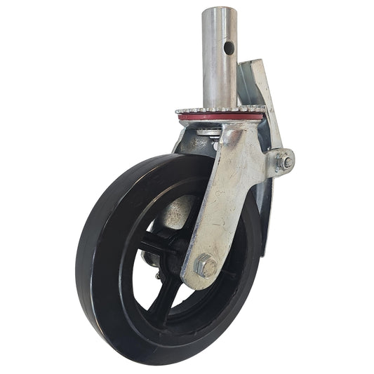 RODAJA DE  CAUCHO GIRARORIA  PARA ANDAMIO  8 PULGADAS X 2 PULGADAS  360 KILOGRAMOS K.K. MIDAS