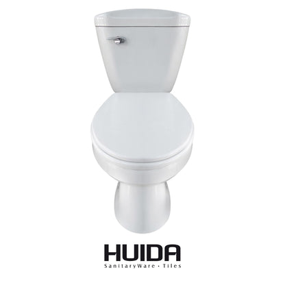 INODORO DOS PIEZAS ELONGADO COLOR BLANCO HUIDA
