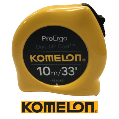 CINTA METRICA 10m PROERGO AMARILLA KOMELON