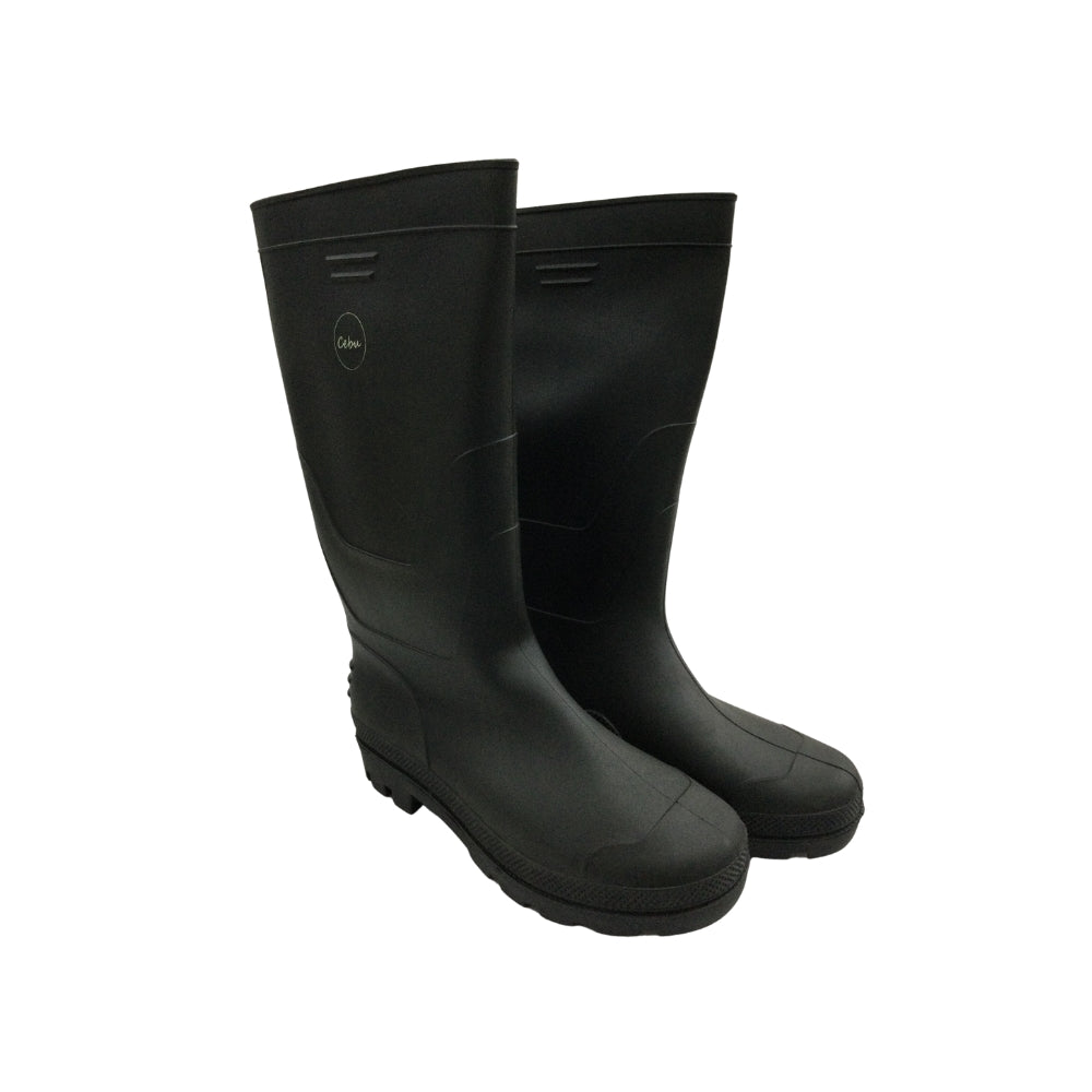 BOTA DE PVC SENCILLA NEGRA # 41/8 CEBÚ