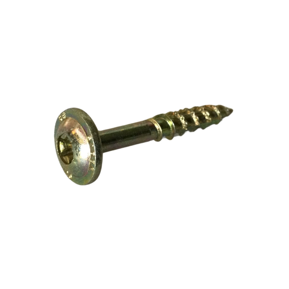 TORNILLO DE GABINETE ZINC AMARILLO #9 x 1-1/4 PULGADAS