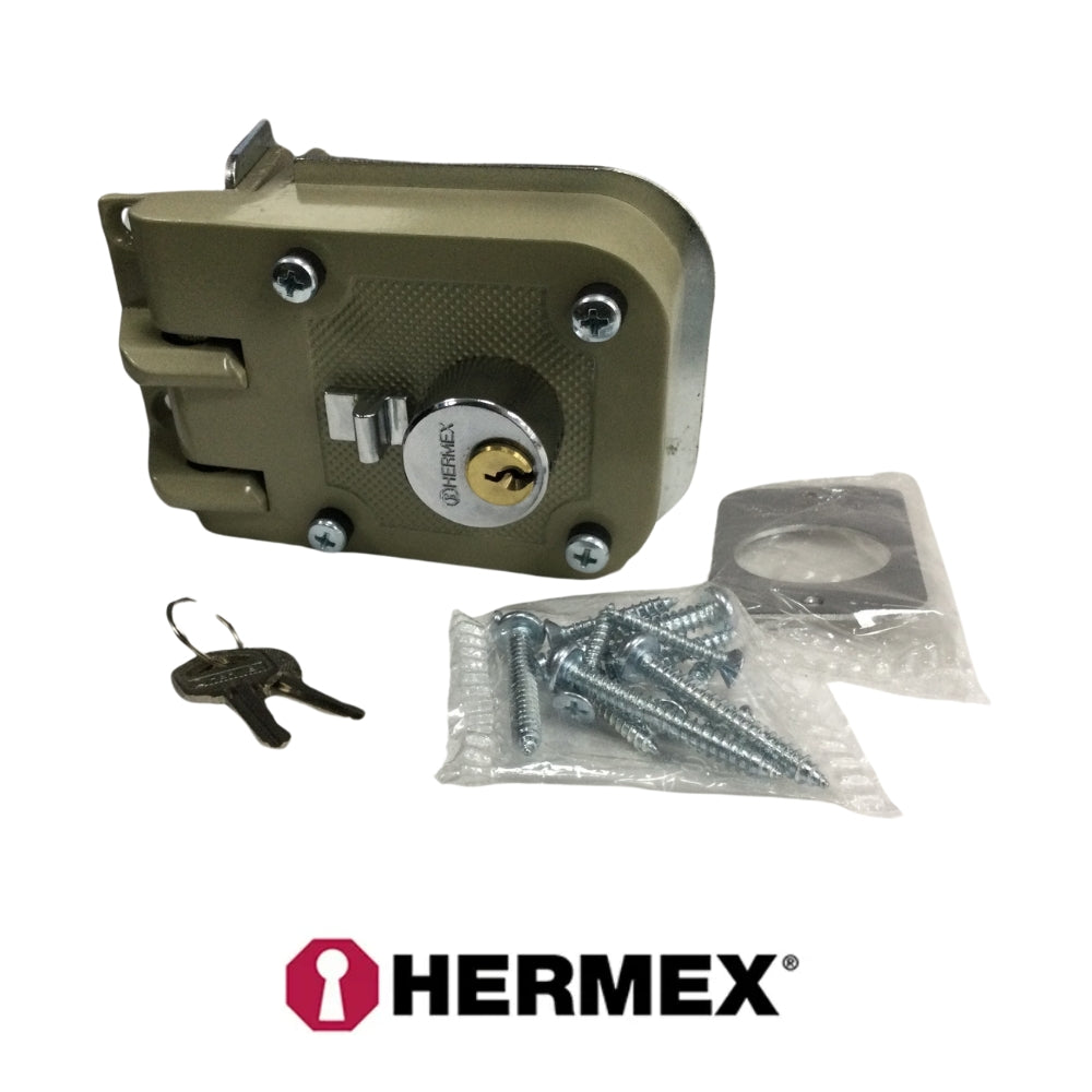 CERRADURA GARRA DE TIGRE DE SOLDAR IZQUIERDA HERMEX PARA PUERTAS CORREDIZAS