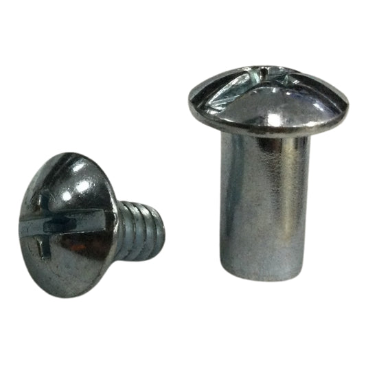 TORNILLO DE UNION Y CASQUILLO ACERO 1/2 PULGADAS