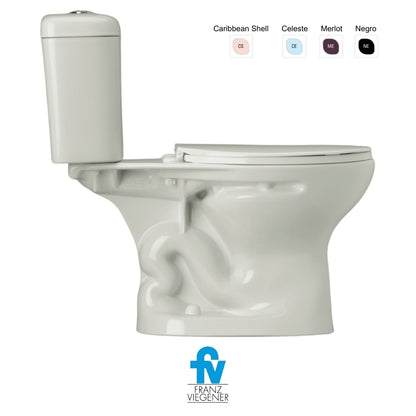 INODORO FV DOS PIEZAS MILÁN ESTÁNDAR SIMPLE DESCARGA BOTÓN NEGRO E116-S-NE