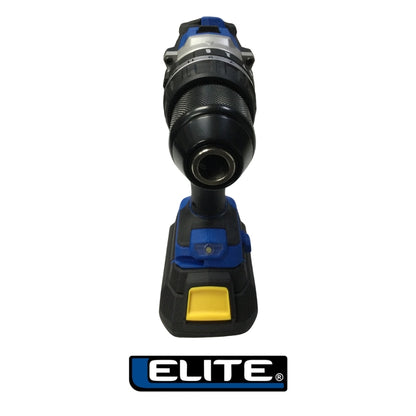 TALADRO PERCUTOR INALAMBRICO SIN ESCOBILLAS 1/2 IN 20V 55NM  2 BATERIAS 2AH 20V ELITE