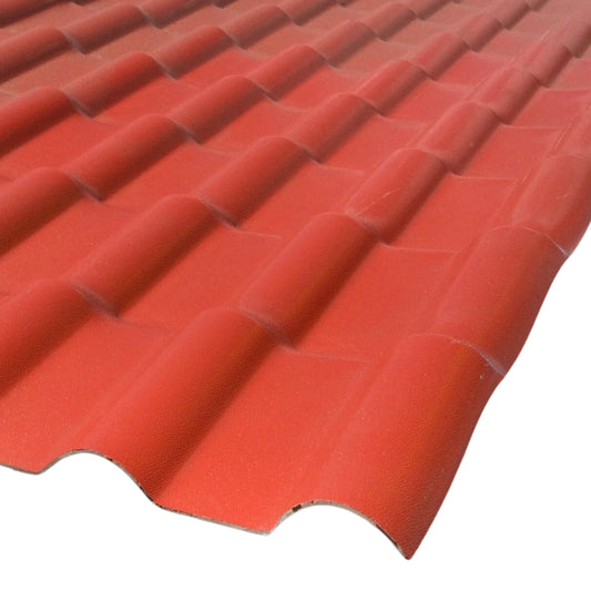 TECHO UPVC ROYAL COLOR TERRA CON DETALLES (1040 X 3066 X 3.0mm)