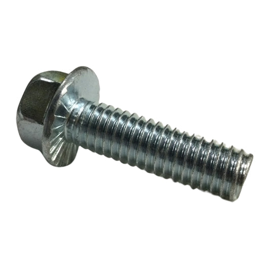 PERNO CABEZA BRIDA HEXAGONAL DENTADA GRADO 5 3/8 PULGADAS-16 x 1-1/4 PULGADAS ROSCA ESTANDAR
