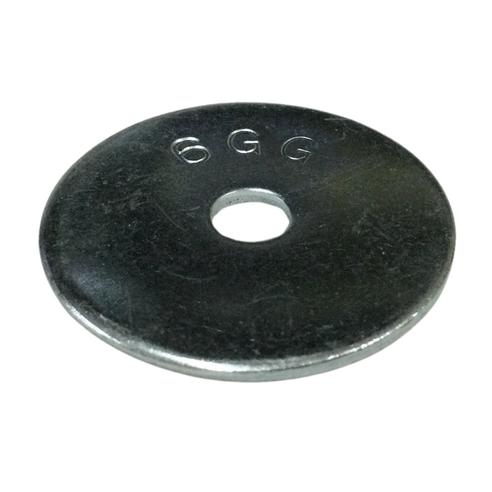 ARANDELA FENDER ZINCADA ACERO GRADO 2 1/4 PULGADAS x 1-1/2 PULGADAS