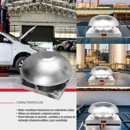 EXTRACTOR TEJADO 25 PULGADAS 1098 CFM -HAM-315