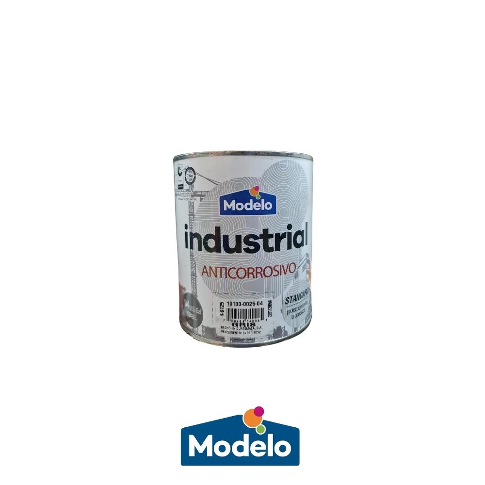 PINTURA INDUSTRIAL ANTICORROSIVA GRIS 1/4 19100-0025-04 MODELO