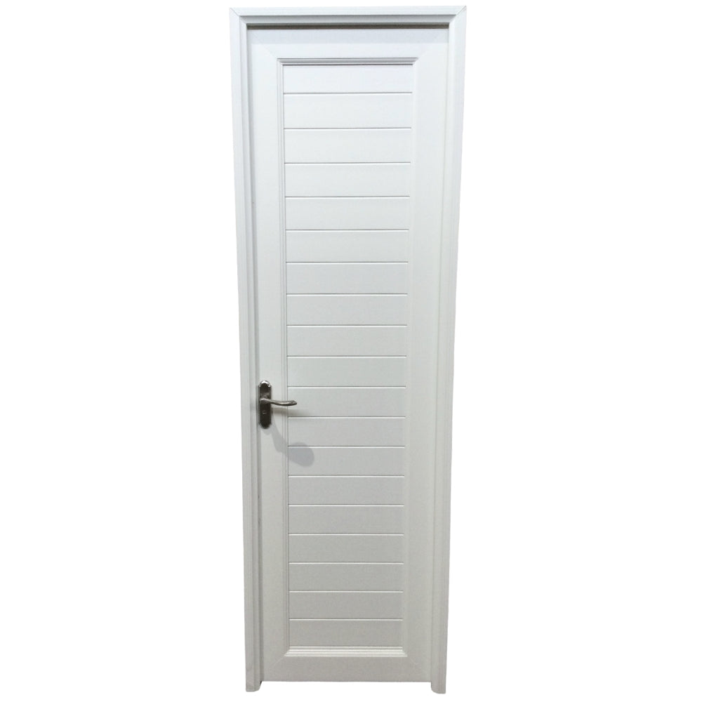 PUERTAS UPVC 2X7 CON MARCO 75MM BLANCO DERECHO PG03  CON BISAGRAS Y CERRADURA