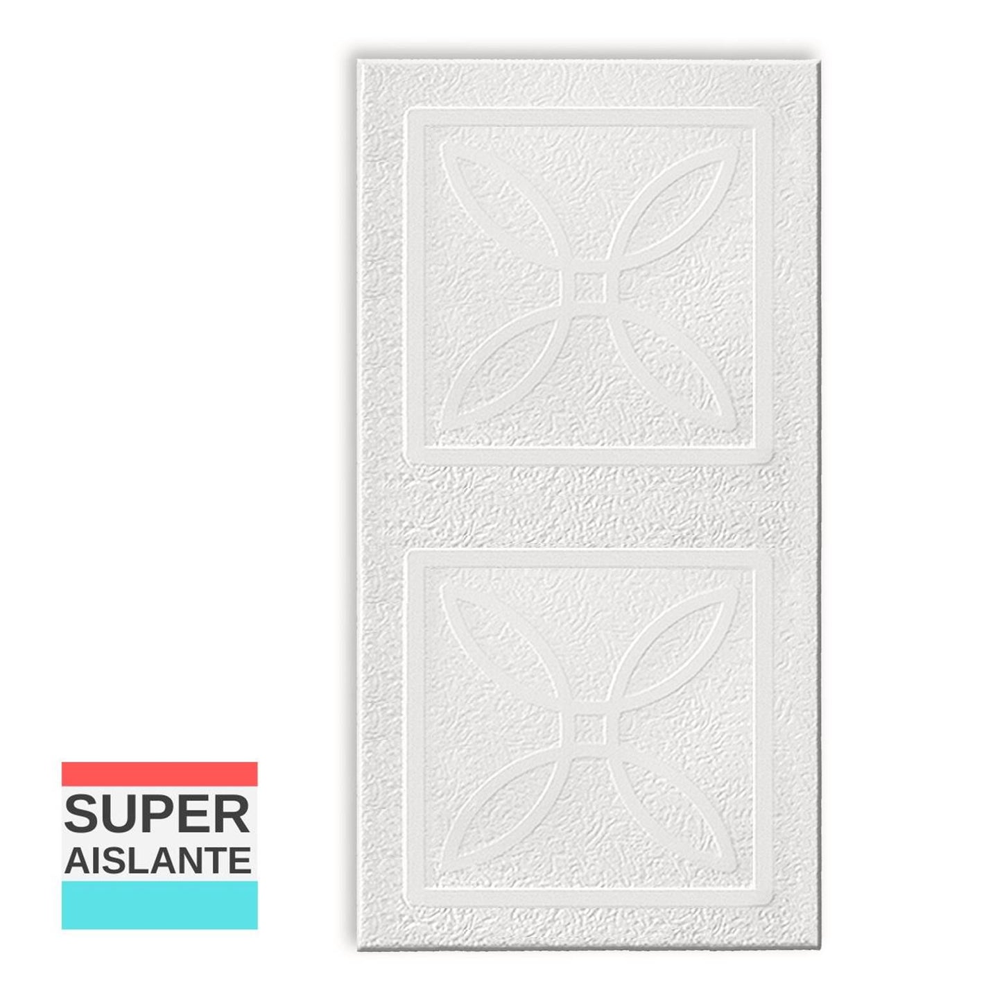 CIELO RASO FOAM ESTAMPADO JARDIN AISLANTE D12 2´X 4´X 1-1/2 PULGADAS