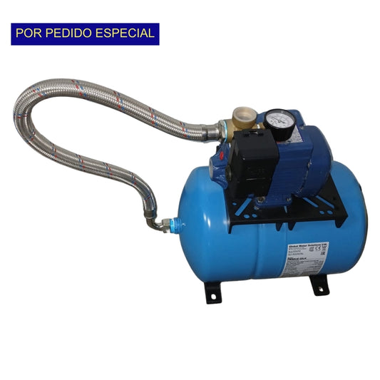 BOMBA DE AGUA HIDRONEUMATICA PERIFERICA 0.5 HP 20 LITROS