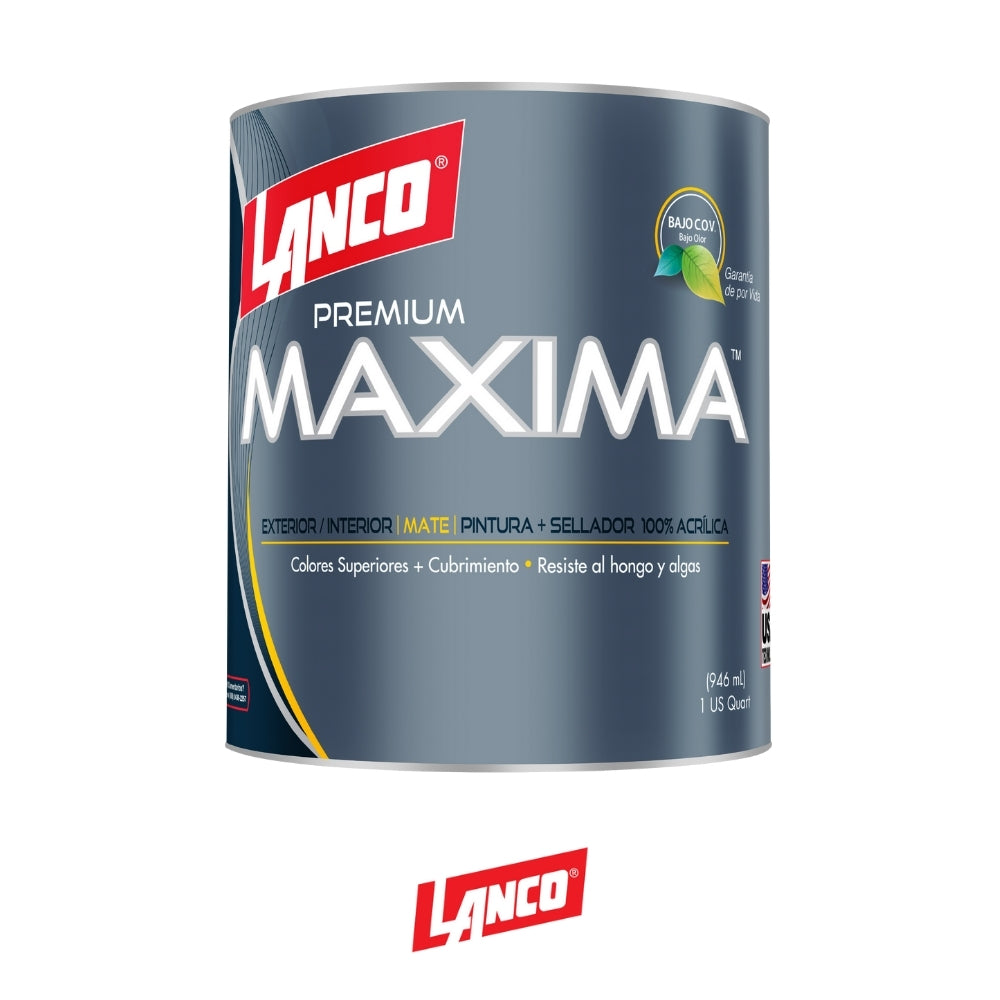 PINTURA MAXIMA PREMIUM TINT CUARTO  MA682-5 LANCO